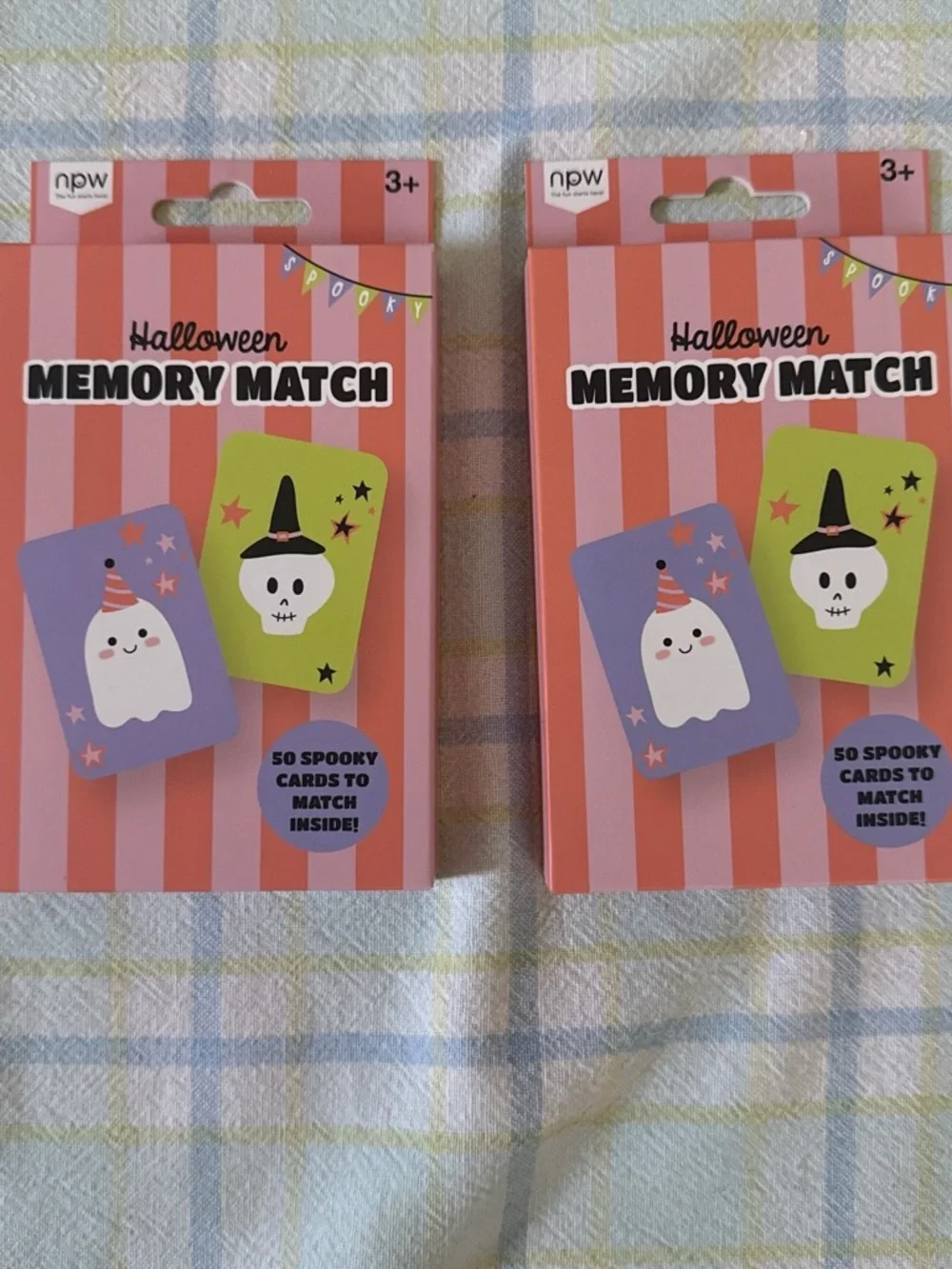 npw Halloween Memory Match Game - Pink & Purple
